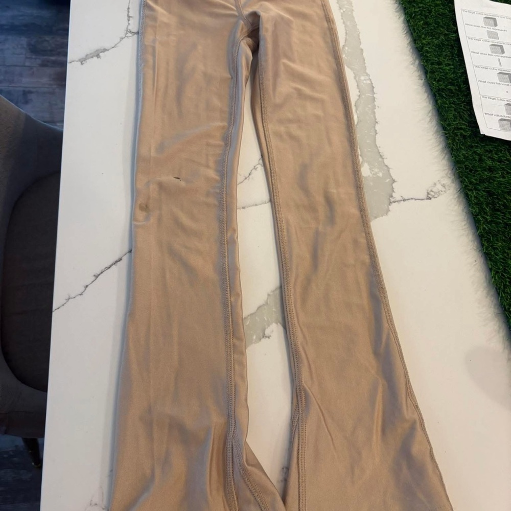 Tiger Friday tan  Flared Leggings